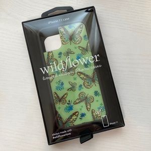 Wildflower Sage Butterfly iPhone 11 Case